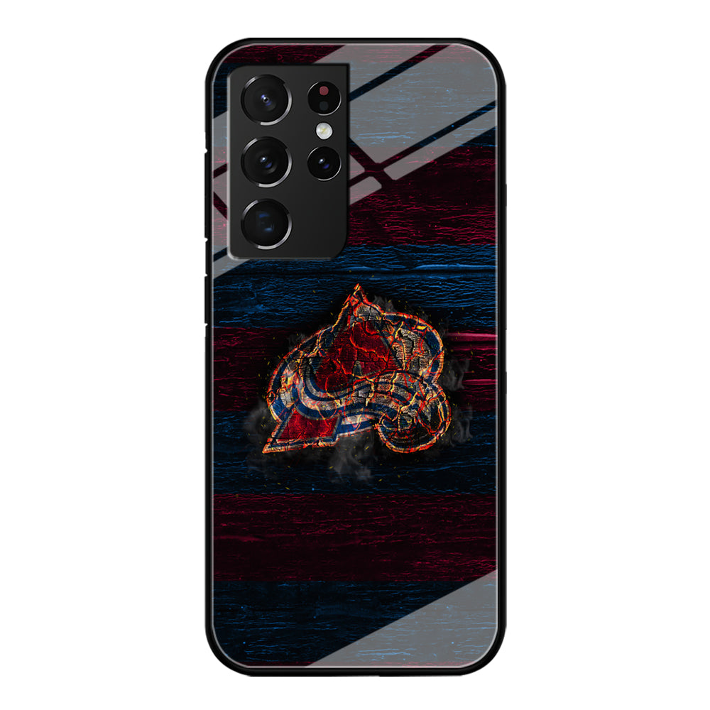 Hockey Colorado Avalanche NHL 002 Samsung Galaxy S24 Ultra Case-Phone Case-Tempered Glass Case-Altracase