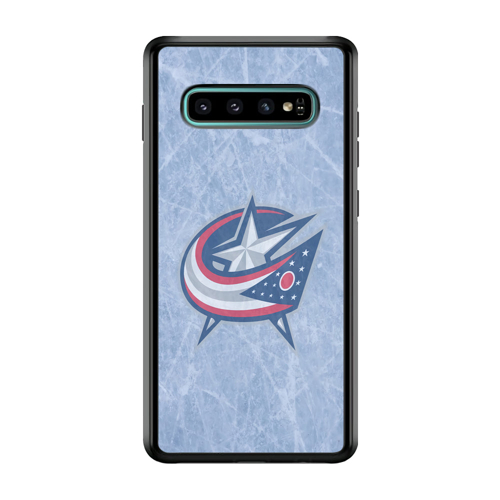 Hockey Columbus Blue Jackets NHL 001 Samsung Galaxy S10 Case-Phone Case-Rubber Black (2D Case)-Altracase