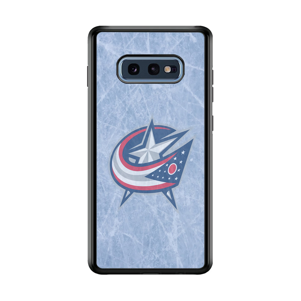 Hockey Columbus Blue Jackets NHL 001 Samsung Galaxy S10E Case-Phone Case-Rubber Black (2D Case)-Altracase