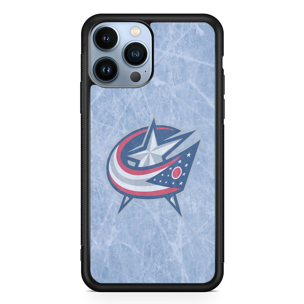Hockey Columbus Blue Jackets NHL 001 iPhone 15 Pro Max Case-Phone Case-Rubber Black (2D Case)-Altracase
