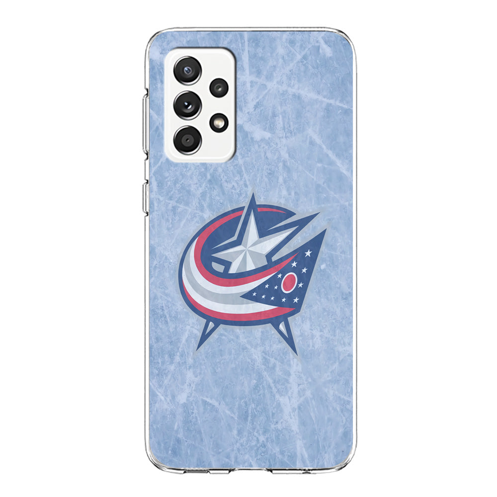 Hockey Columbus Blue Jackets NHL 001 Samsung Galaxy A72 Case-Phone Case-Clear Soft Case-Altracase
