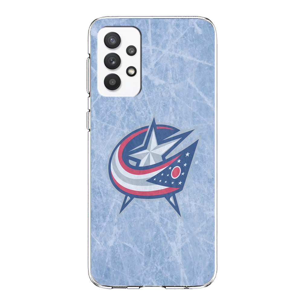 Hockey Columbus Blue Jackets NHL 001 Samsung Galaxy A32 Case-Phone Case-Clear Soft Case-Altracase