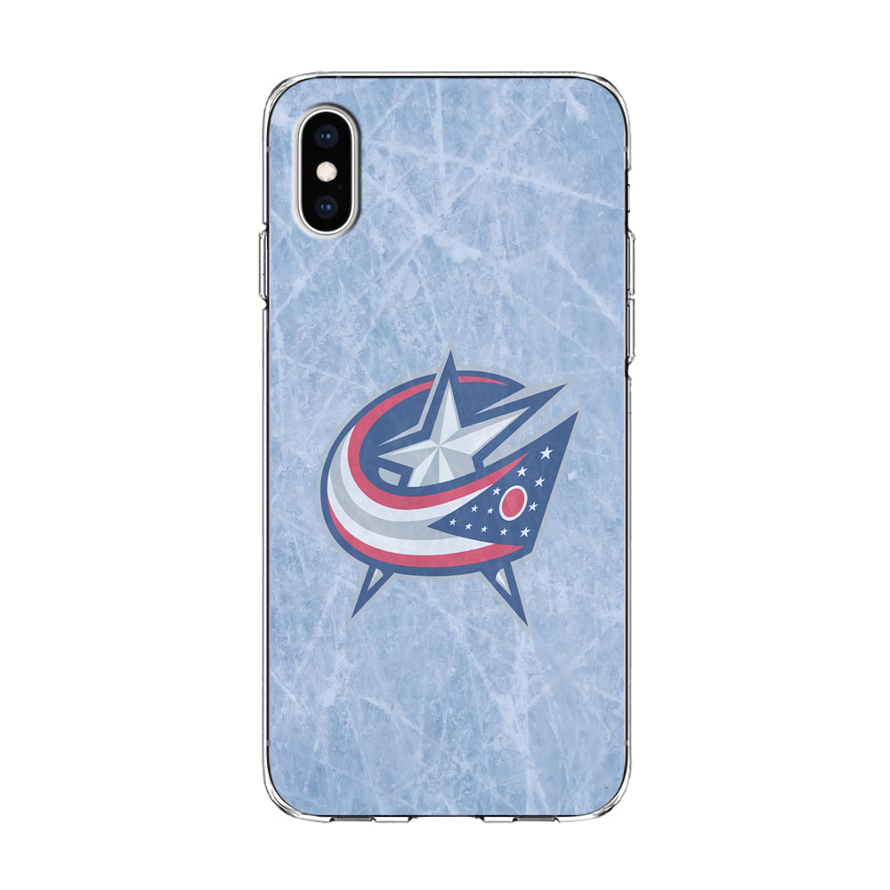 Hockey Columbus Blue Jackets NHL 001 iPhone Xs Case-Phone Case-Clear Soft Case-Altracase