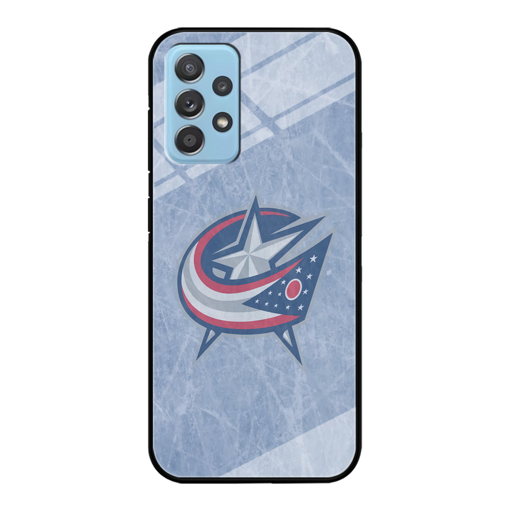 Hockey Columbus Blue Jackets NHL 001 Samsung Galaxy A72 Case-Phone Case-Tempered Glass Case-Altracase