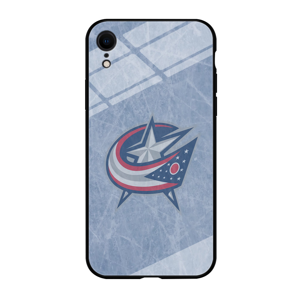 Hockey Columbus Blue Jackets NHL 001 iPhone XR Case-Phone Case-Tempered Glass Case-Altracase