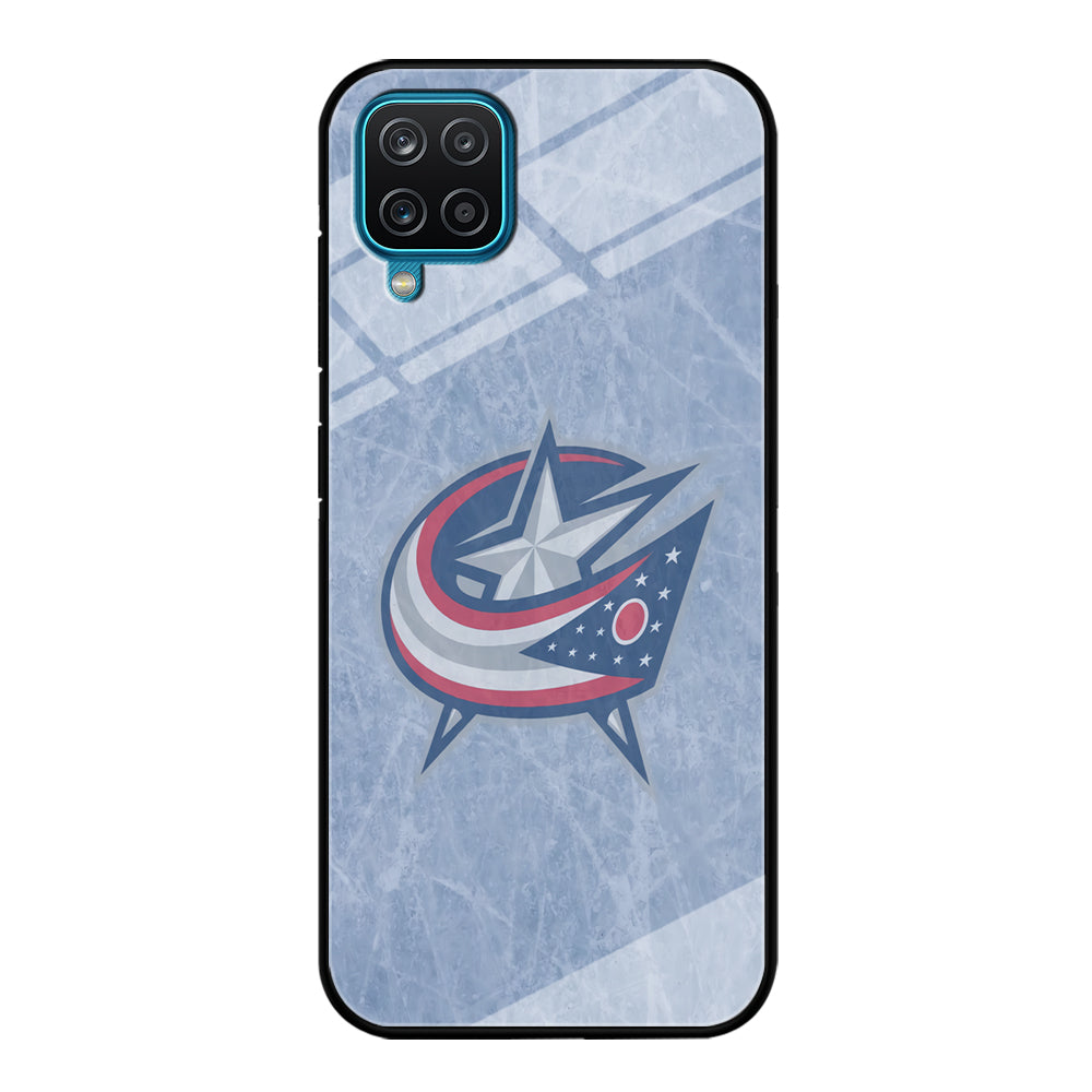 Hockey Columbus Blue Jackets NHL 001 Samsung Galaxy A12 Case-Phone Case-Tempered Glass Case-Altracase