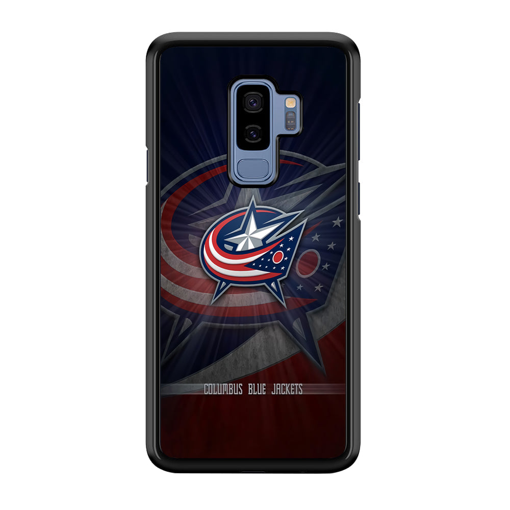 Hockey Columbus Blue Jackets NHL 002 Samsung Galaxy S9 Plus Case-Phone Case-Rubber Black (2D Case)-Altracase