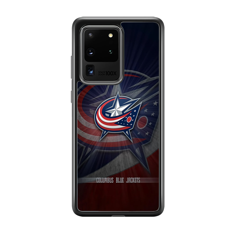Hockey Columbus Blue Jackets NHL 002 Samsung Galaxy S20 Ultra Case-Phone Case-Tempered Glass Case-Altracase