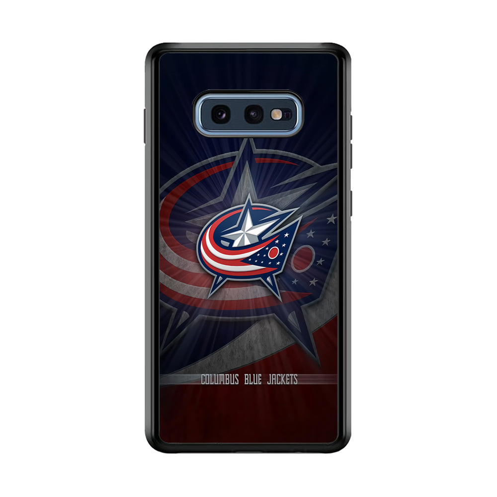 Hockey Columbus Blue Jackets NHL 002 Samsung Galaxy S10E Case-Phone Case-Rubber Black (2D Case)-Altracase