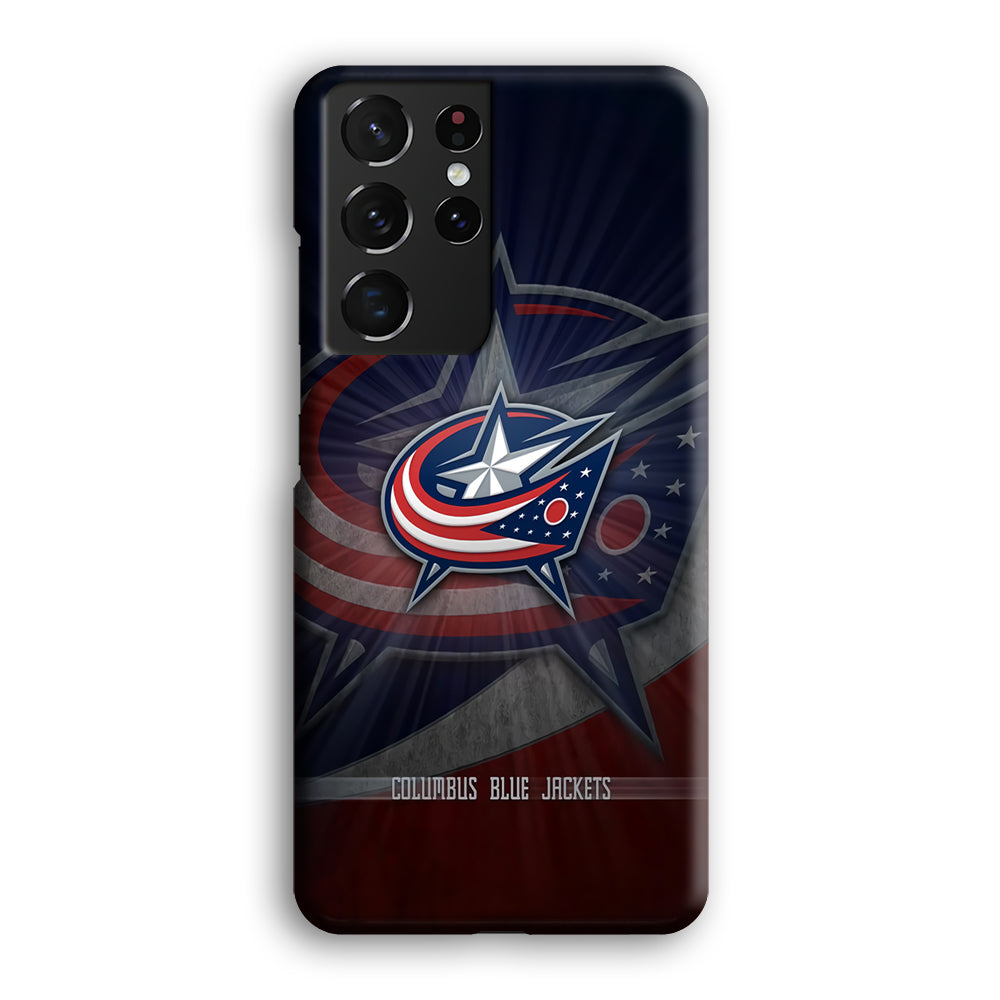 Hockey Columbus Blue Jackets NHL 002 Samsung Galaxy S23 Ultra Case-Phone Case-3D Case-Altracase