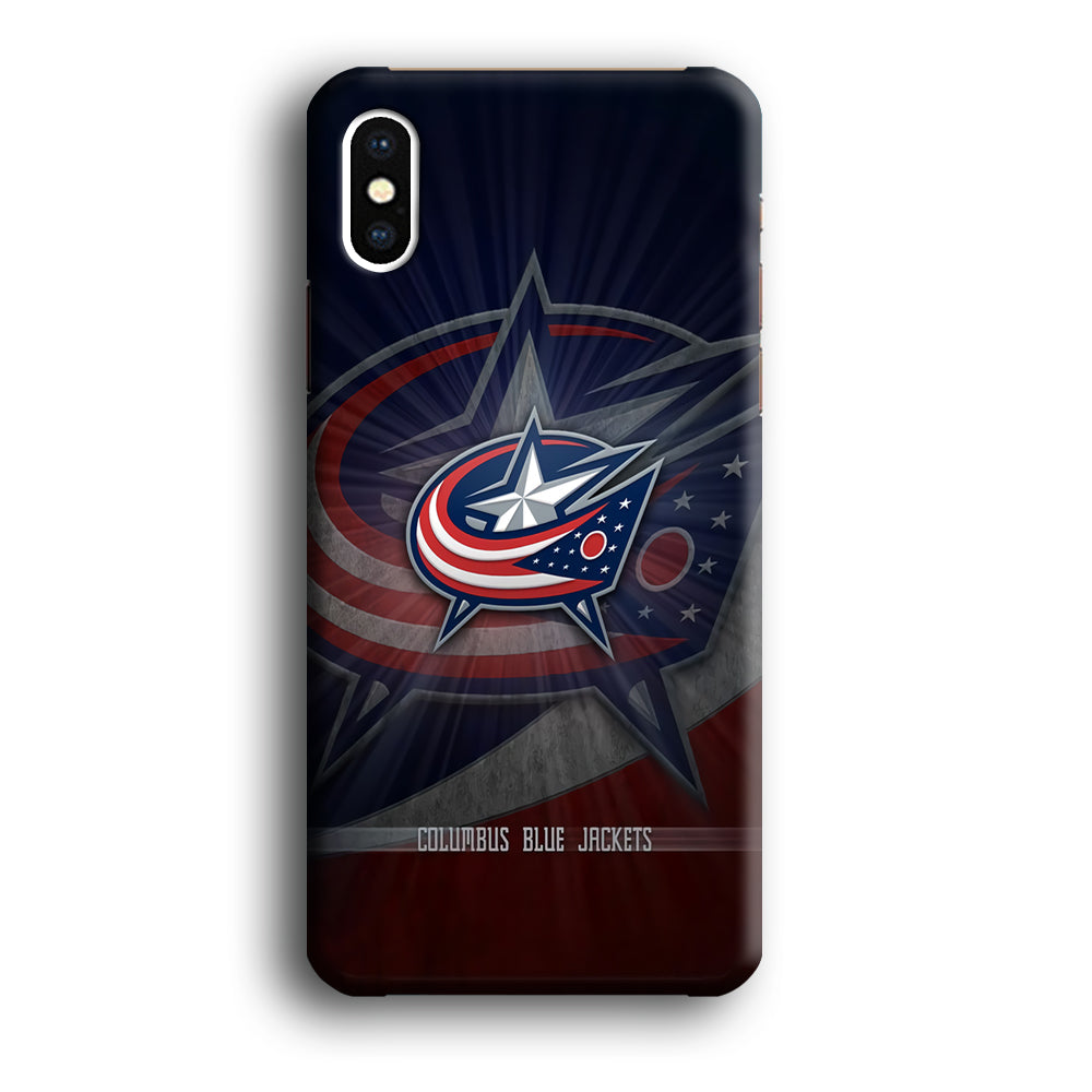 Hockey Columbus Blue Jackets NHL 002 iPhone Xs Case-Phone Case-3D Case-Altracase