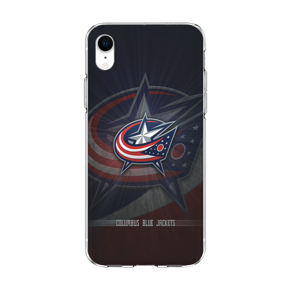 Hockey Columbus Blue Jackets NHL 002 iPhone XR Case-Phone Case-Clear Soft Case-Altracase