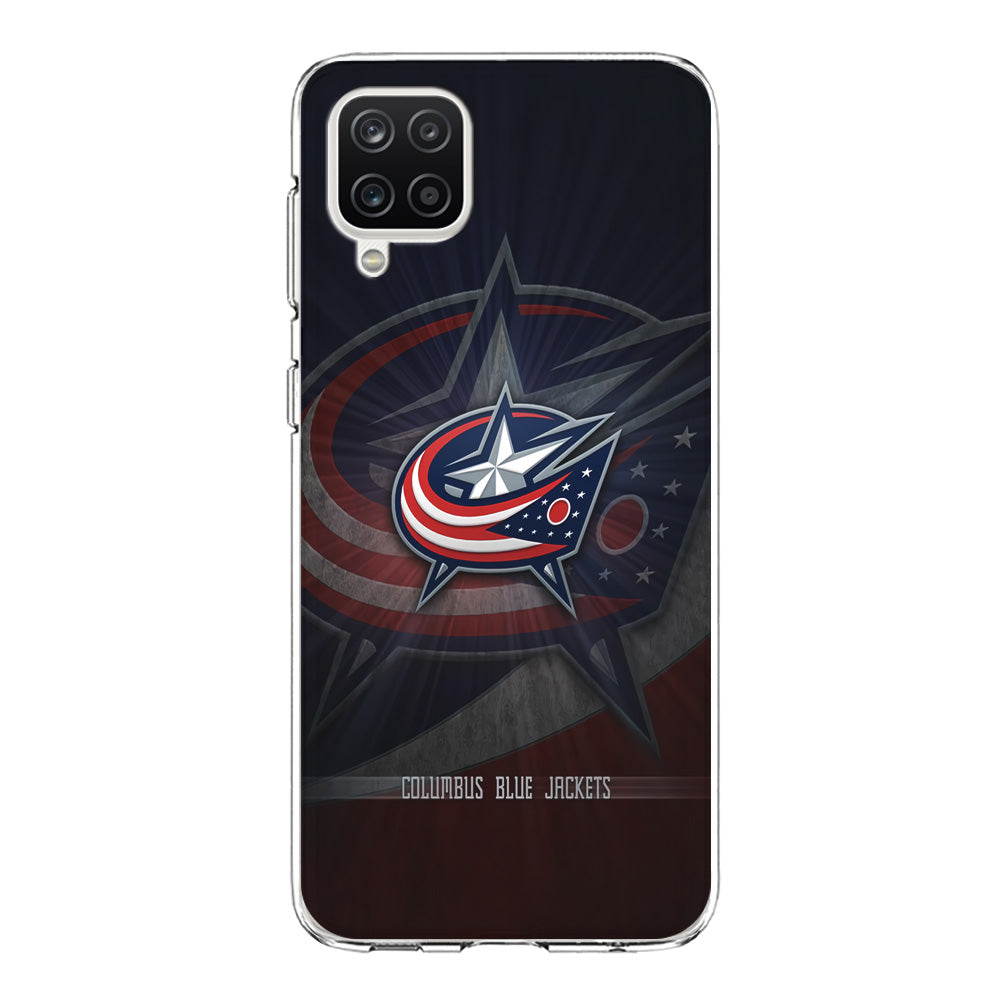 Hockey Columbus Blue Jackets NHL 002 Samsung Galaxy A12 Case-Phone Case-Clear Soft Case-Altracase