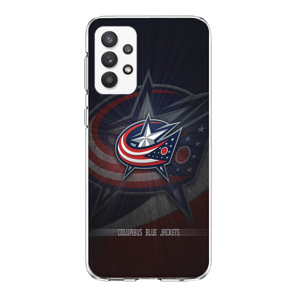 Hockey Columbus Blue Jackets NHL 002 Samsung Galaxy A32 Case-Phone Case-Clear Soft Case-Altracase