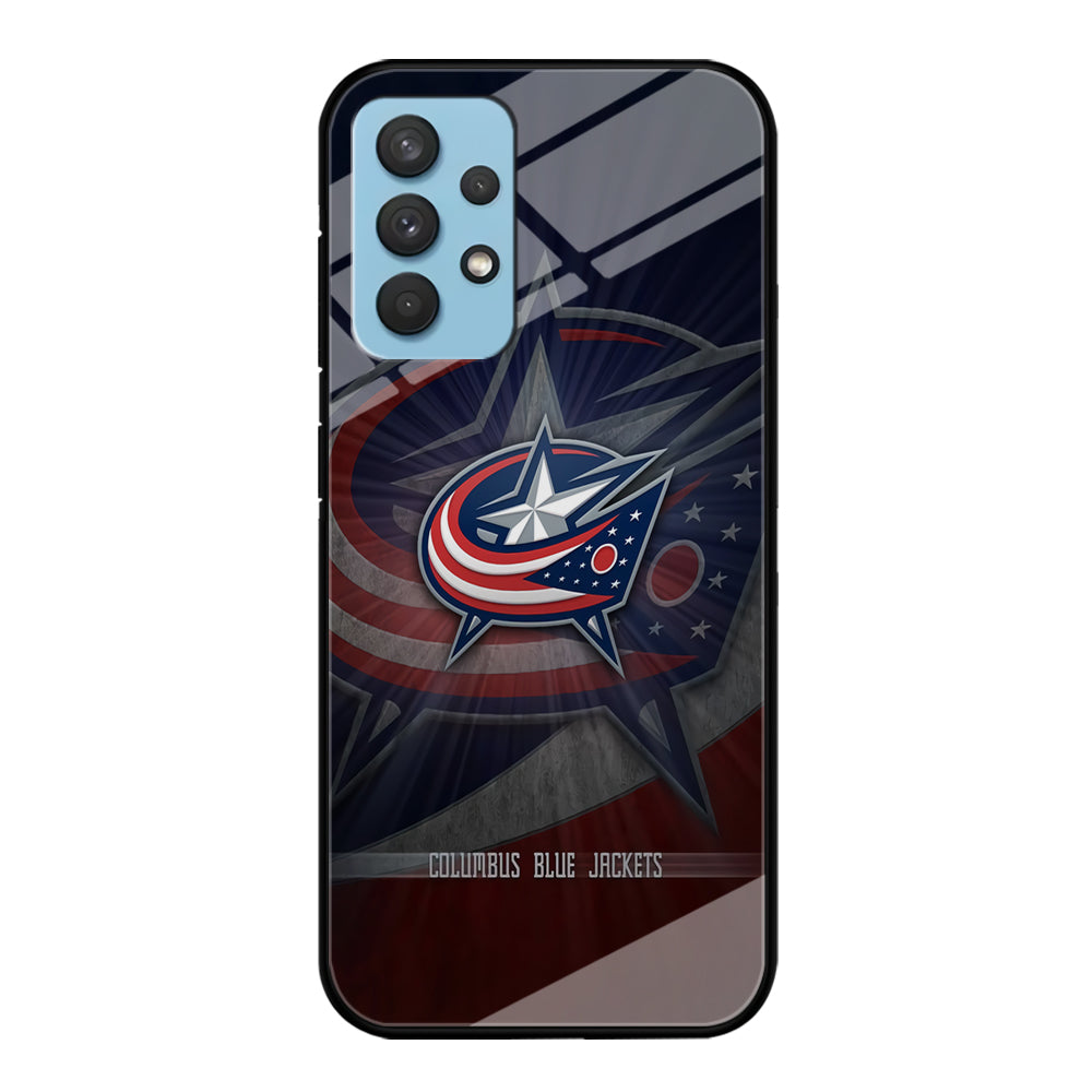 Hockey Columbus Blue Jackets NHL 002 Samsung Galaxy A32 Case-Phone Case-Tempered Glass Case-Altracase