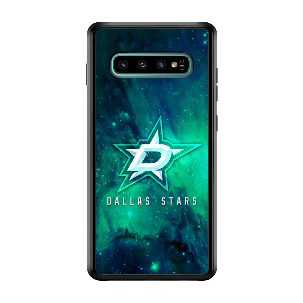 Hockey Dallas Stars NHL 001 Samsung Galaxy S10 Case-Phone Case-Rubber Black (2D Case)-Altracase