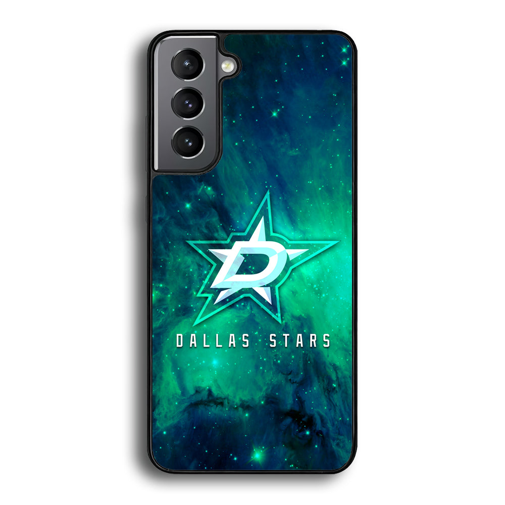 Hockey Dallas Stars NHL 001 Samsung Galaxy S21 Plus Case-Phone Case-Rubber Black (2D Case)-Altracase