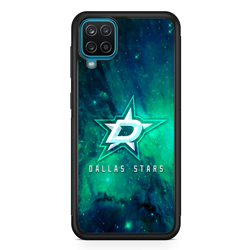 Hockey Dallas Stars NHL 001 Samsung Galaxy A12 Case-Phone Case-Rubber Black (2D Case)-Altracase