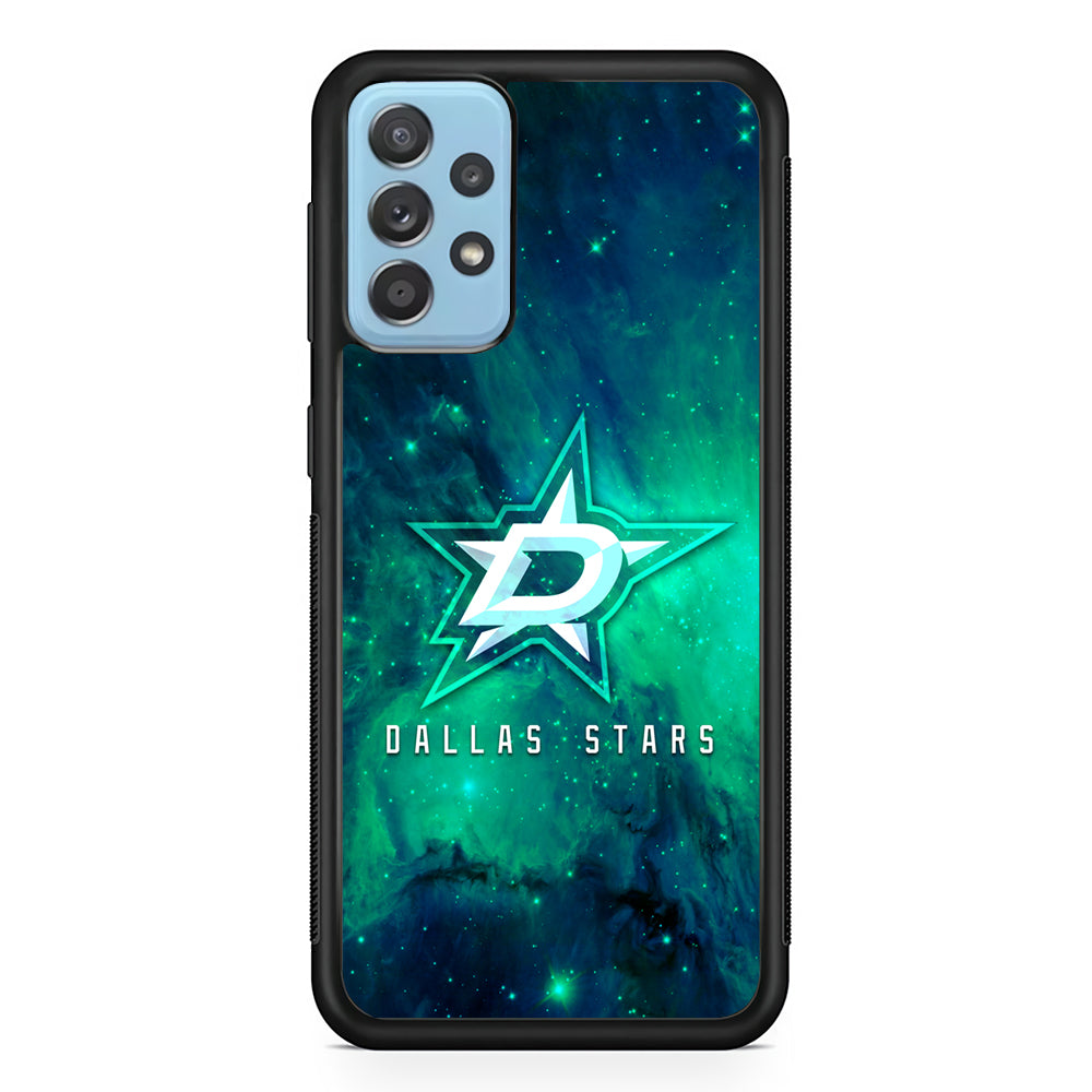 Hockey Dallas Stars NHL 001 Samsung Galaxy A72 Case-Phone Case-Rubber Black (2D Case)-Altracase