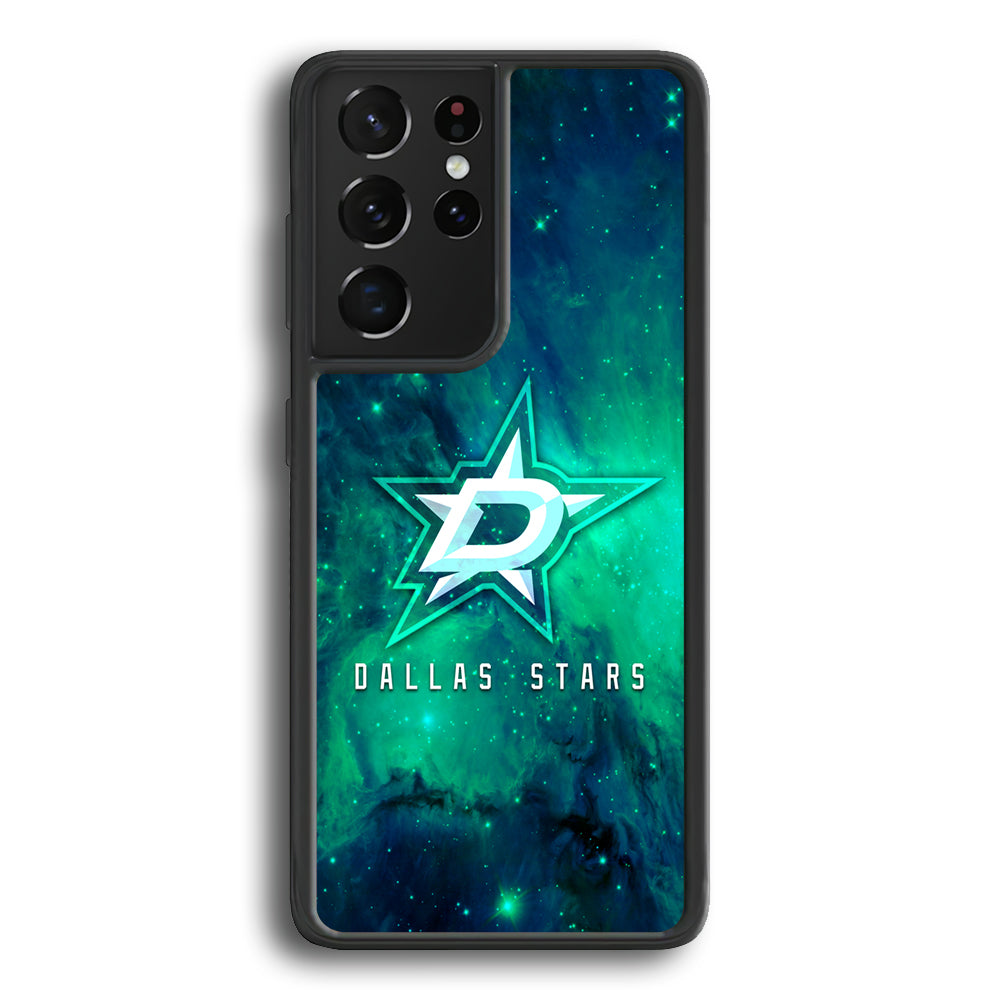 Hockey Dallas Stars NHL 001 Samsung Galaxy S23 Ultra Case-Phone Case-Rubber Black (2D Case)-Altracase