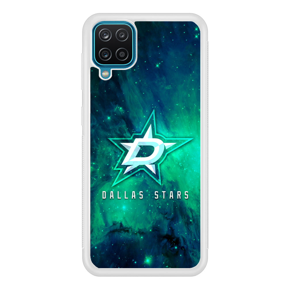 Hockey Dallas Stars NHL 001 Samsung Galaxy A12 Case-Phone Case-Rubber White (2D Case)-Altracase