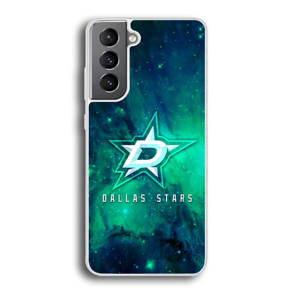 Hockey Dallas Stars NHL 001 Samsung Galaxy S21 Plus Case-Phone Case-Rubber White (2D Case)-Altracase