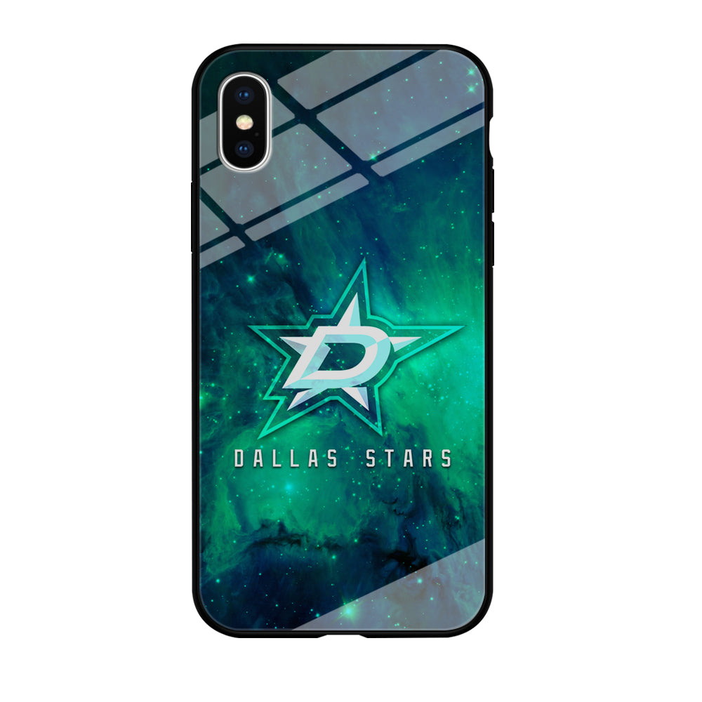 Hockey Dallas Stars NHL 001 iPhone Xs Case-Phone Case-Tempered Glass Case-Altracase