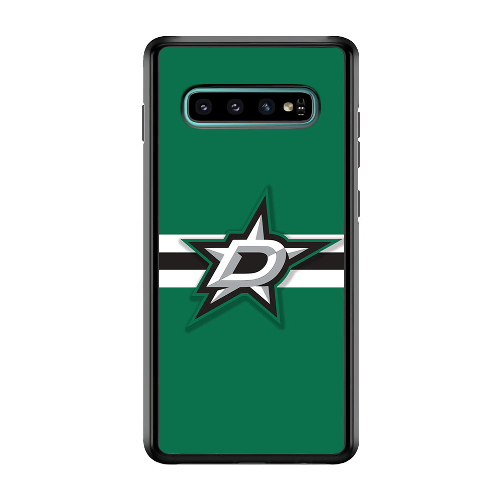 Hockey Dallas Stars NHL 002 Samsung Galaxy S10 Case-Phone Case-Rubber Black (2D Case)-Altracase