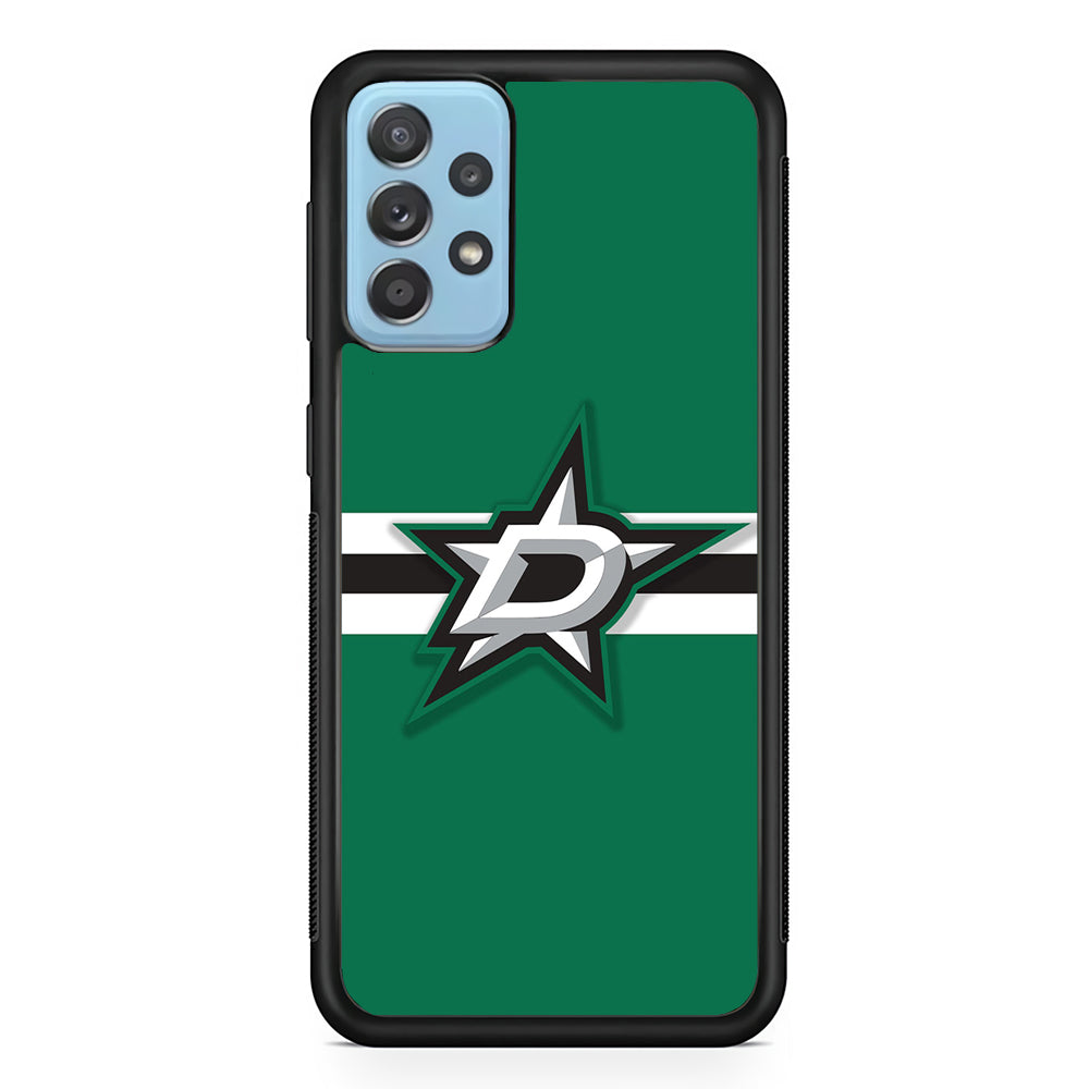 Hockey Dallas Stars NHL 002 Samsung Galaxy A72 Case-Phone Case-Rubber Black (2D Case)-Altracase