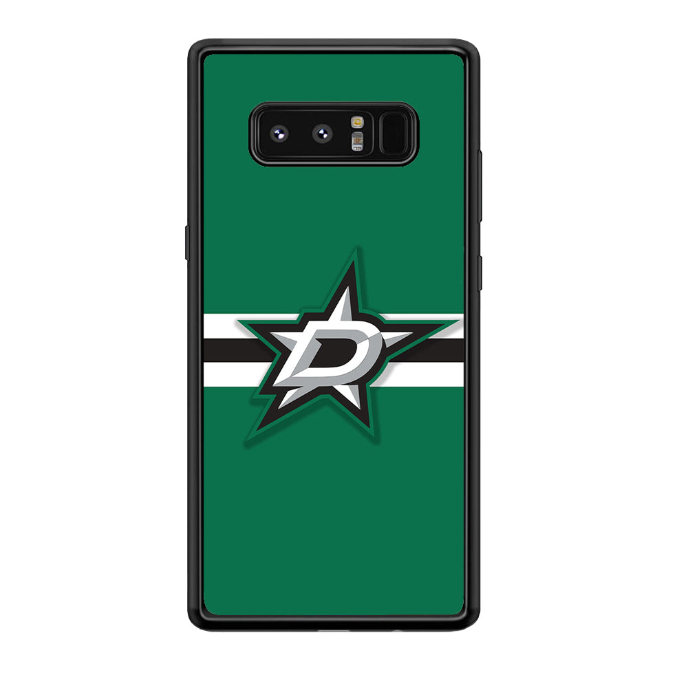 Hockey Dallas Stars NHL 002 Samsung Galaxy Note 8 Case-Phone Case-Rubber Black (2D Case)-Altracase