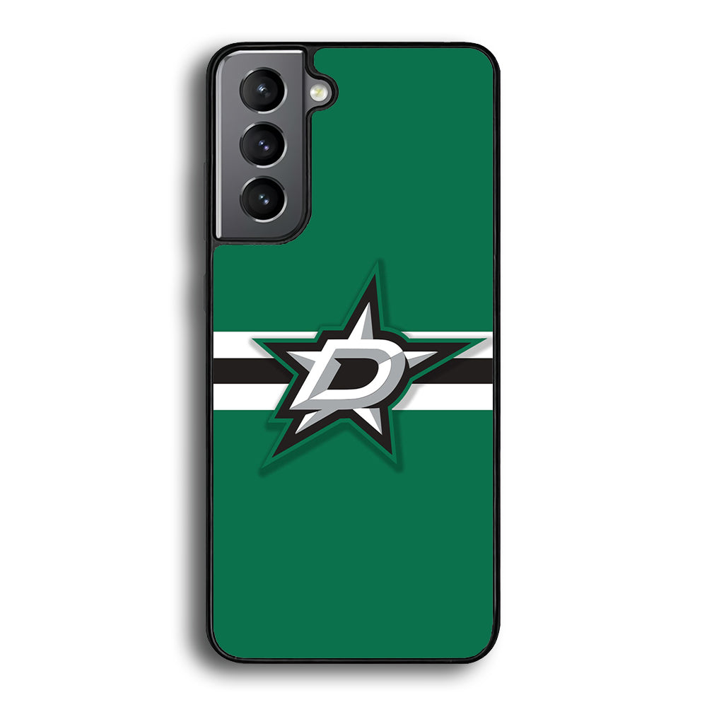 Hockey Dallas Stars NHL 002 Samsung Galaxy S21 Plus Case-Phone Case-Rubber Black (2D Case)-Altracase