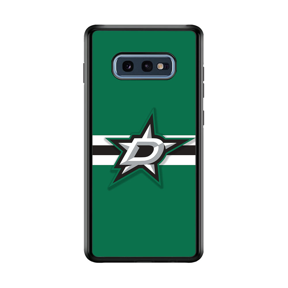 Hockey Dallas Stars NHL 002 Samsung Galaxy S10E Case-Phone Case-Rubber Black (2D Case)-Altracase