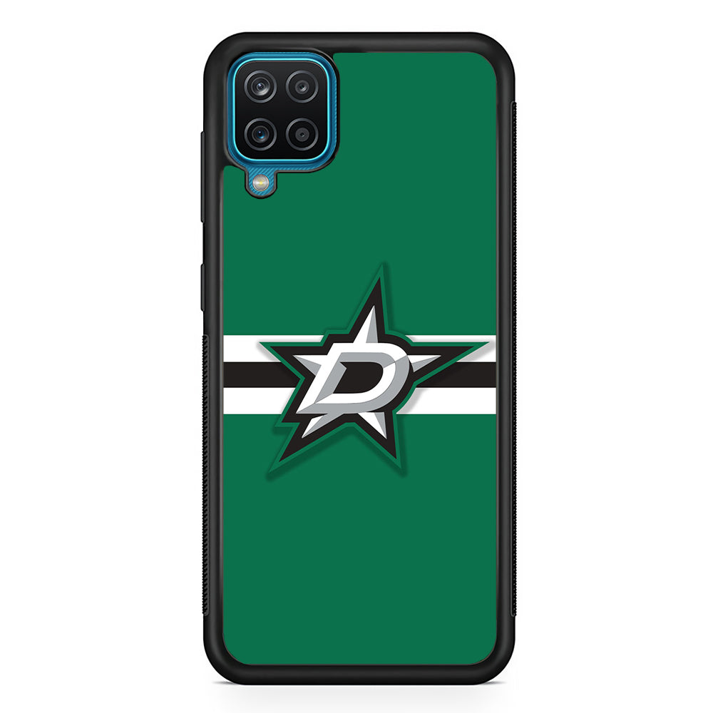 Hockey Dallas Stars NHL 002 Samsung Galaxy A12 Case-Phone Case-Rubber Black (2D Case)-Altracase