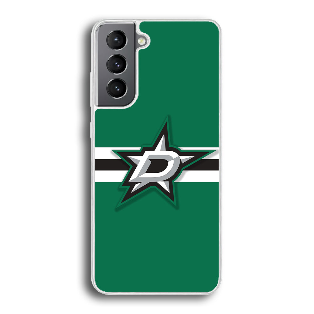 Hockey Dallas Stars NHL 002 Samsung Galaxy S21 Plus Case-Phone Case-Rubber White (2D Case)-Altracase