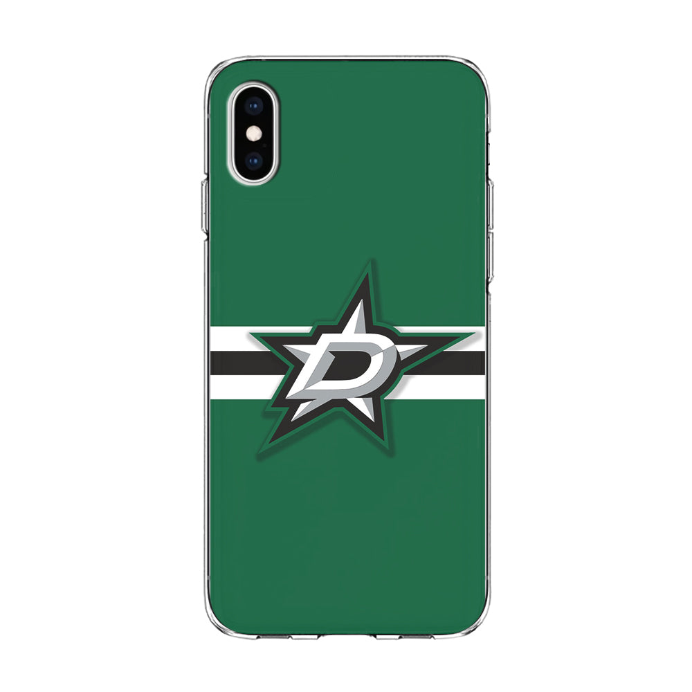 Hockey Dallas Stars NHL 002 iPhone Xs Case-Phone Case-Clear Soft Case-Altracase