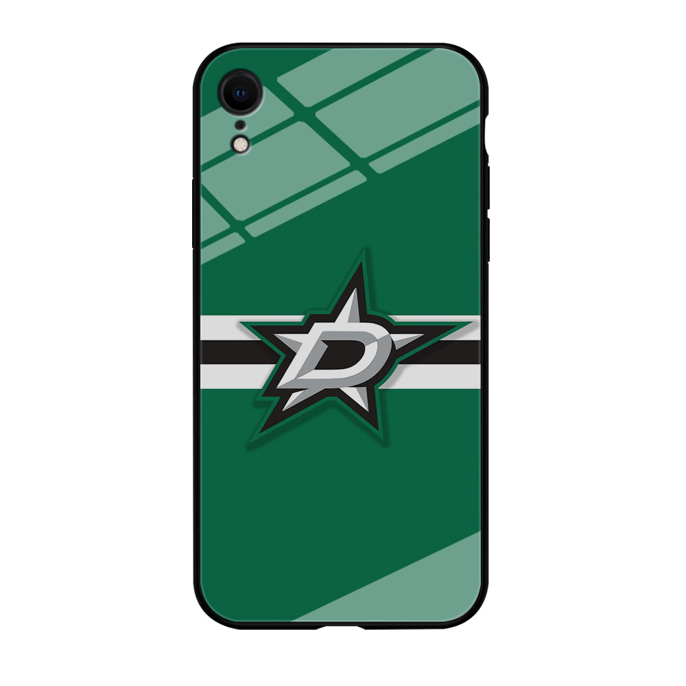 Hockey Dallas Stars NHL 002 iPhone XR Case-Phone Case-Tempered Glass Case-Altracase