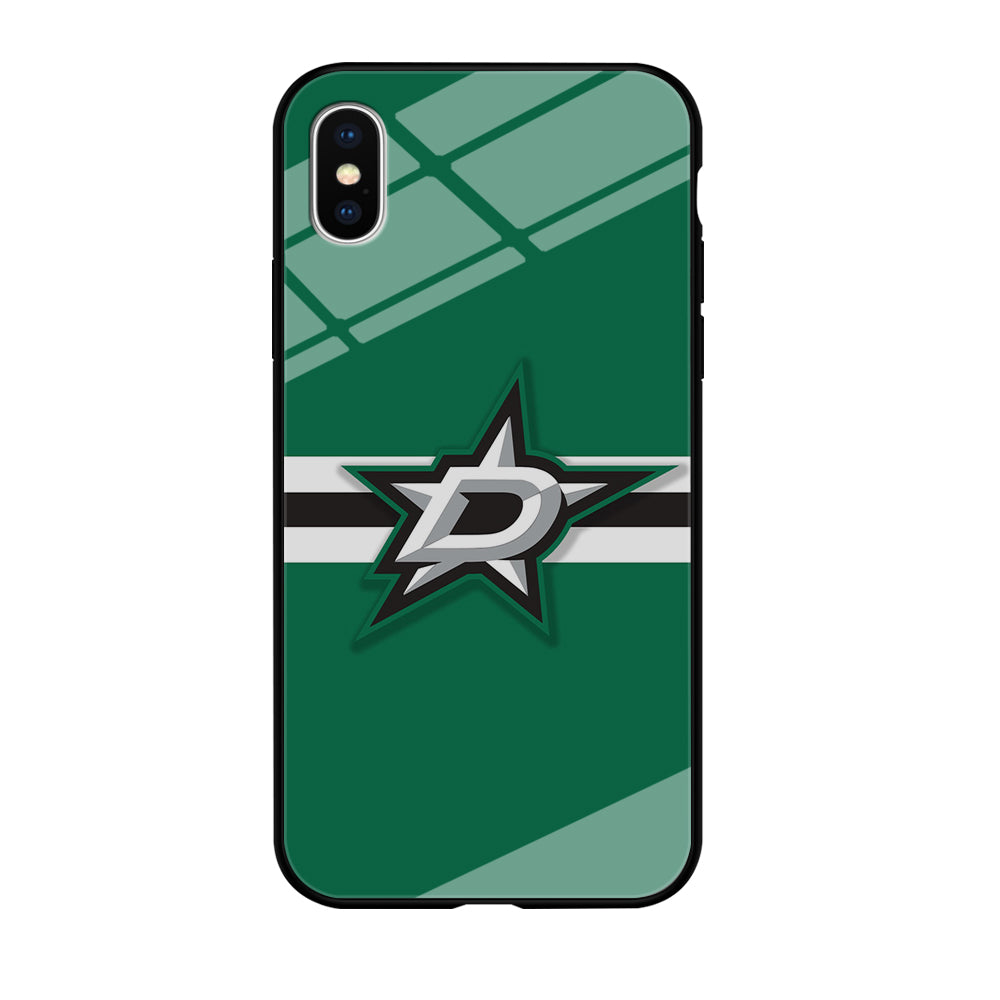 Hockey Dallas Stars NHL 002 iPhone Xs Case-Phone Case-Tempered Glass Case-Altracase