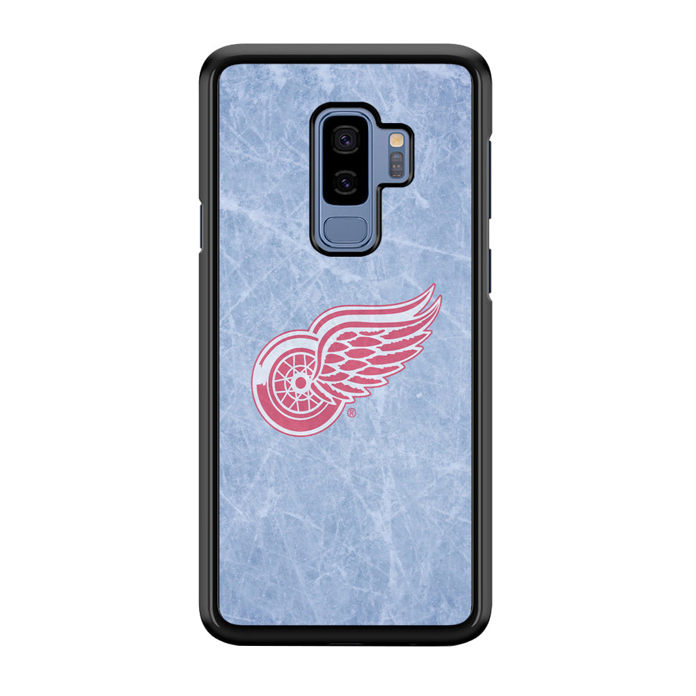 Hockey Detroit Red Wings NHL 001 Samsung Galaxy S9 Plus Case-Phone Case-Rubber Black (2D Case)-Altracase