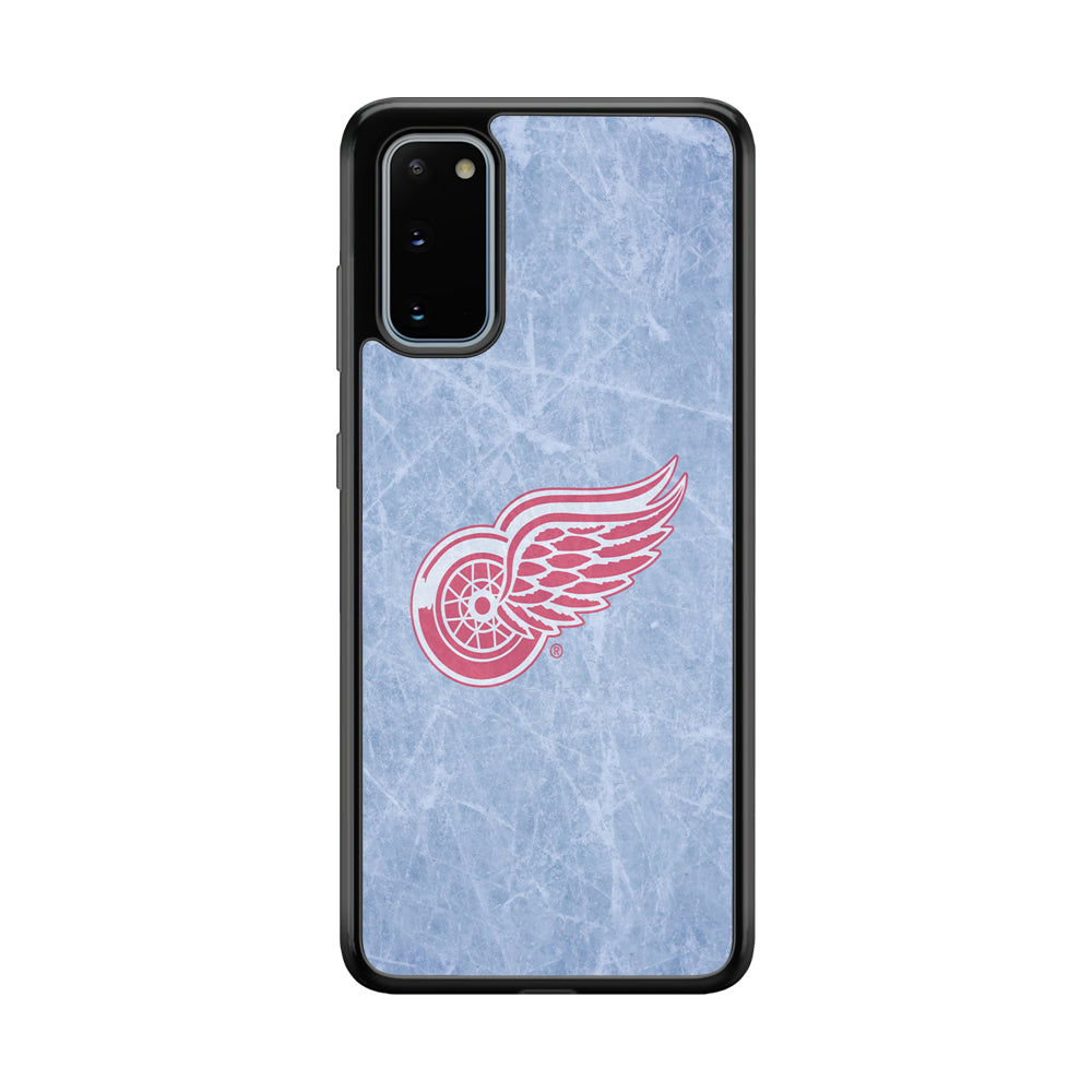 Hockey Detroit Red Wings NHL 001 Samsung Galaxy S20 Case-Phone Case-Rubber Black (2D Case)-Altracase