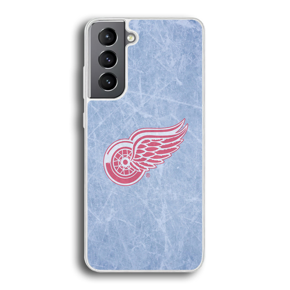 Hockey Detroit Red Wings NHL 001 Samsung Galaxy S21 Plus Case-Phone Case-Rubber White (2D Case)-Altracase