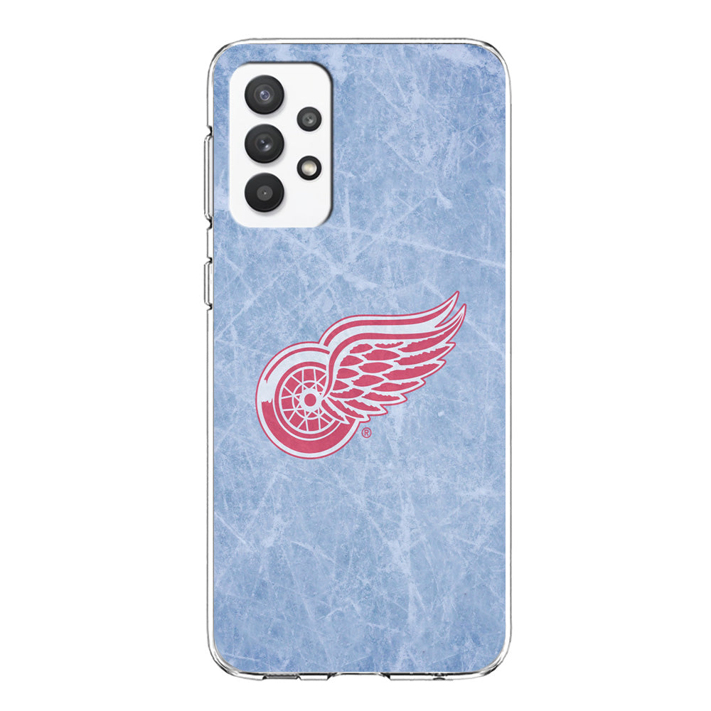 Hockey Detroit Red Wings NHL 001 Samsung Galaxy A32 Case-Phone Case-Clear Soft Case-Altracase