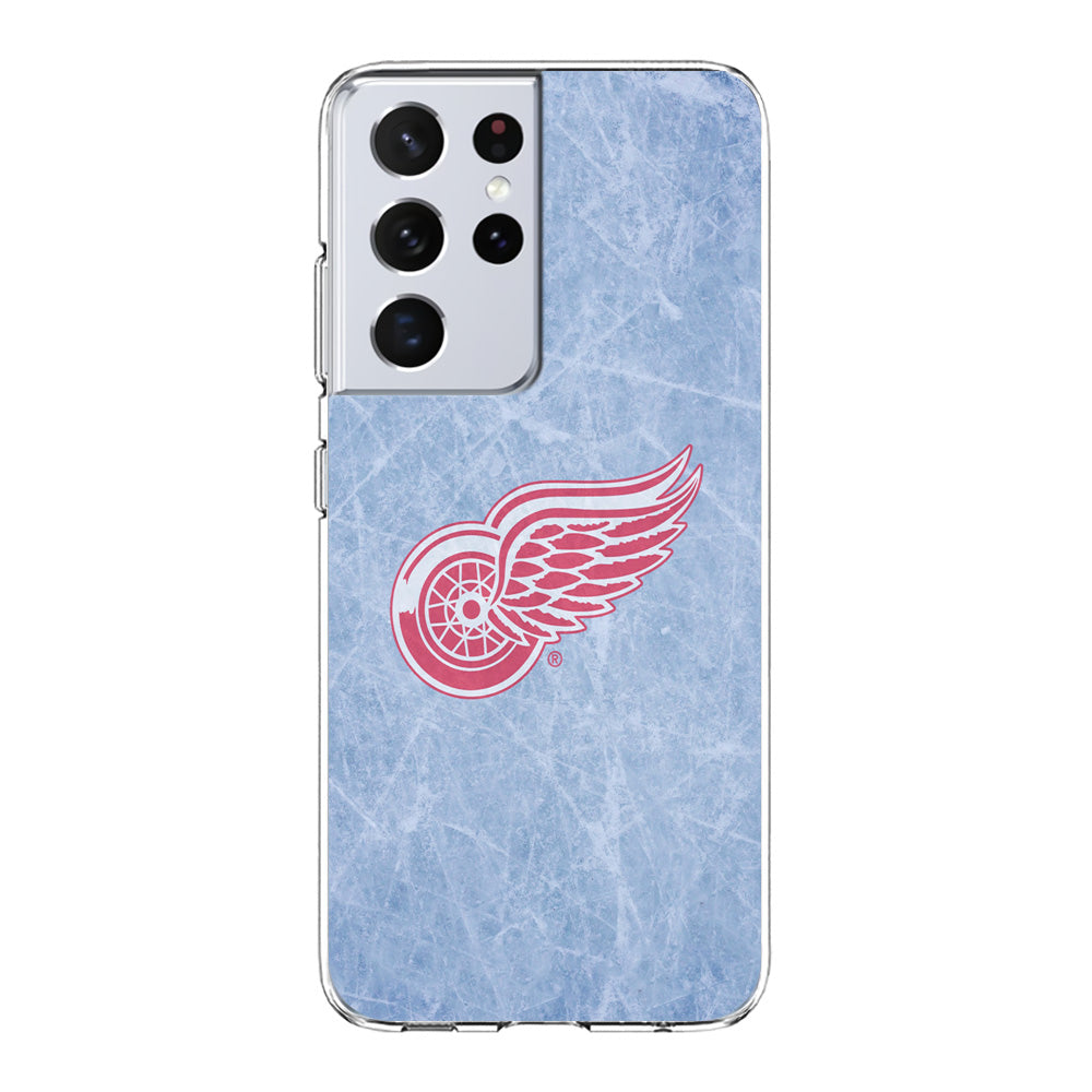 Hockey Detroit Red Wings NHL 001 Samsung Galaxy S21 Ultra Case-Phone Case-Clear Soft Case-Altracase