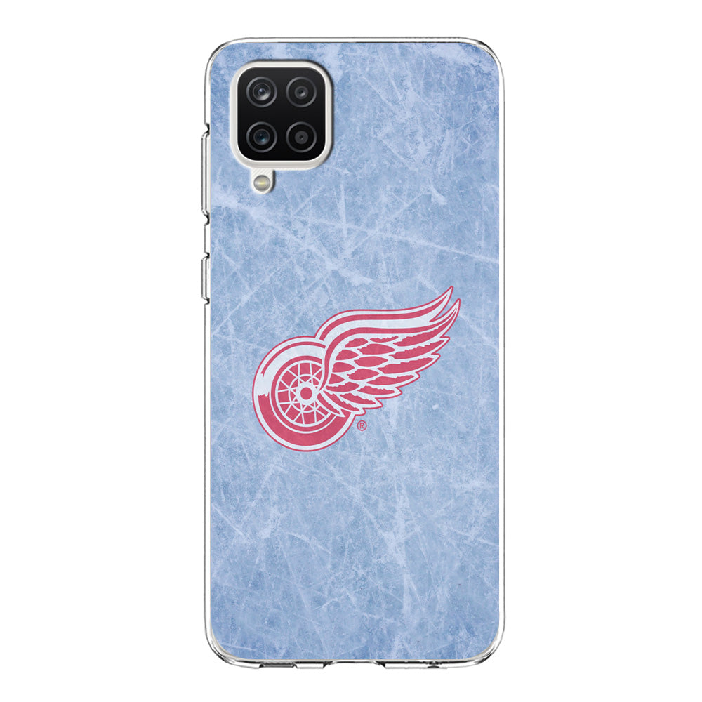 Hockey Detroit Red Wings NHL 001 Samsung Galaxy A12 Case-Phone Case-Clear Soft Case-Altracase