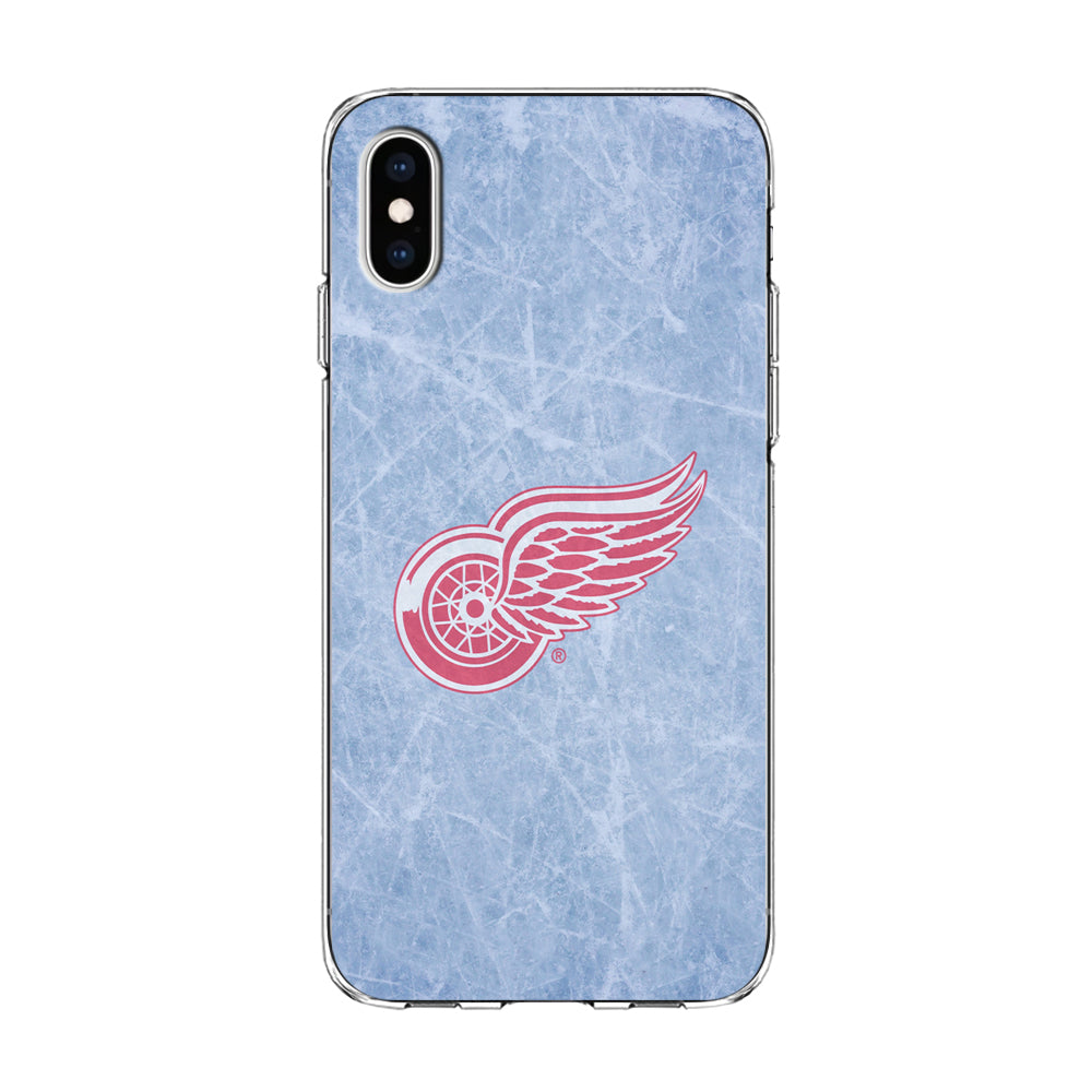 Hockey Detroit Red Wings NHL 001 iPhone Xs Max Case-Phone Case-Clear Soft Case-Altracase