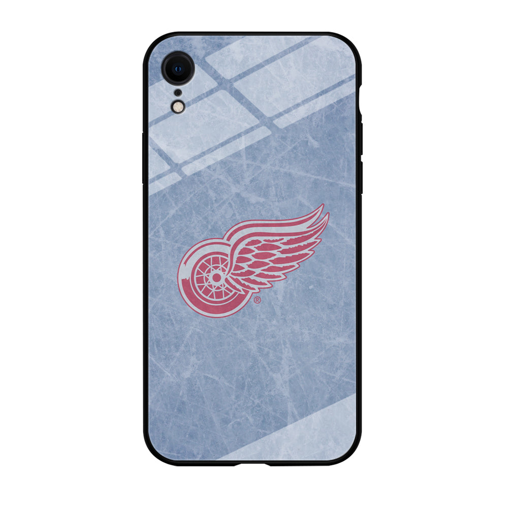 Hockey Detroit Red Wings NHL 001 iPhone XR Case-Phone Case-Tempered Glass Case-Altracase