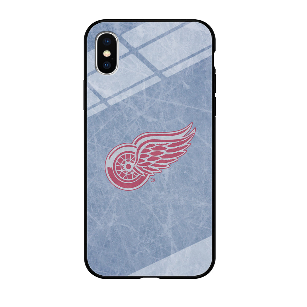 Hockey Detroit Red Wings NHL 001 iPhone Xs Case-Phone Case-Tempered Glass Case-Altracase