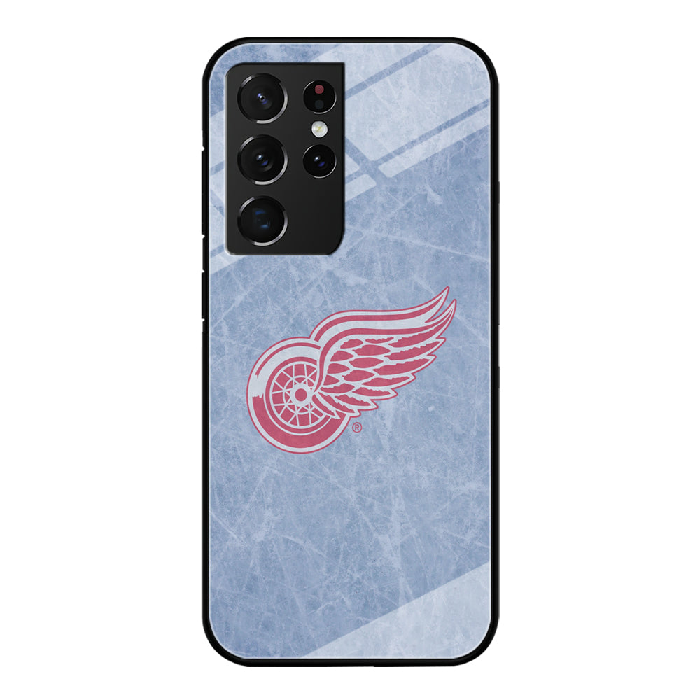 Hockey Detroit Red Wings NHL 001 Samsung Galaxy S23 Ultra Case-Phone Case-Tempered Glass Case-Altracase