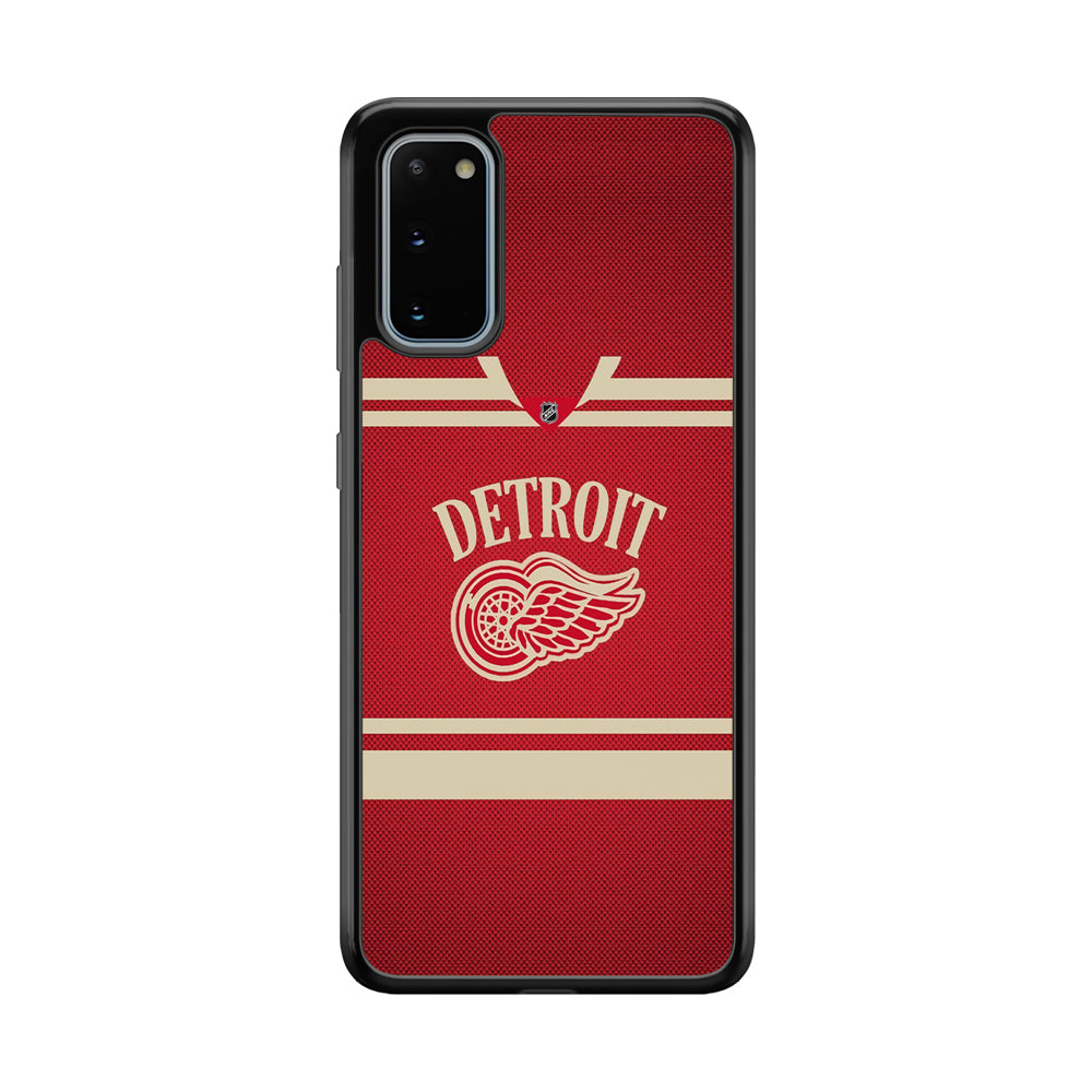 Hockey Detroit Red Wings NHL 002 Samsung Galaxy S20 Case-Phone Case-Tempered Glass Case-Altracase