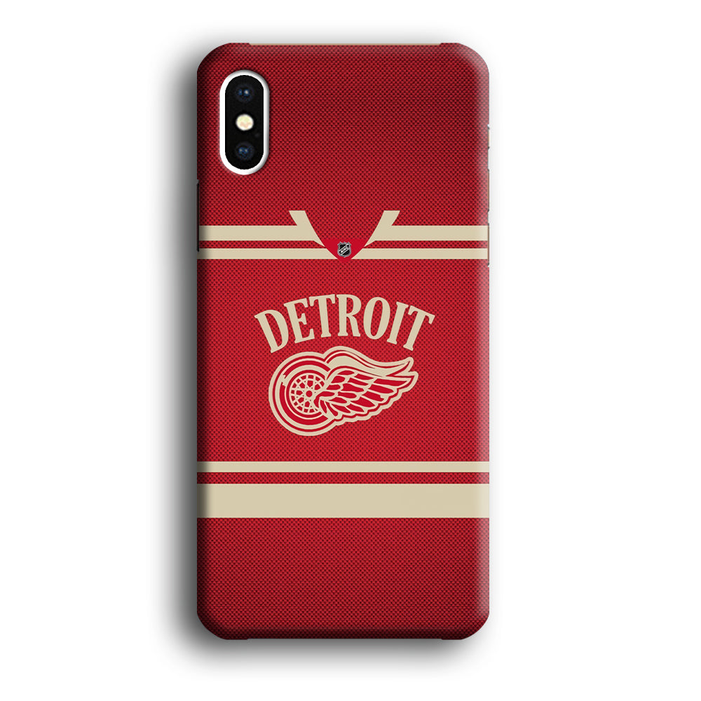 Hockey Detroit Red Wings NHL 002 iPhone Xs Case-Phone Case-3D Case-Altracase