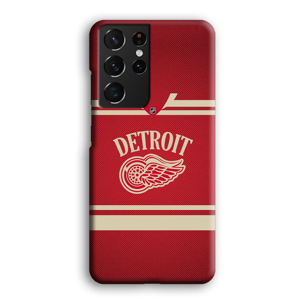 Hockey Detroit Red Wings NHL 002 Samsung Galaxy S21 Ultra Case-Phone Case-3D Case-Altracase
